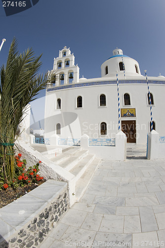 Image of church oia santorini greek islands