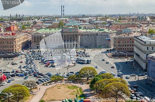 Image of View of the Mariinsky palace. Saint-Petersburg