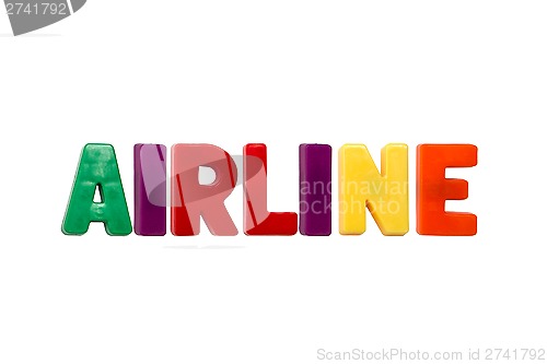 Image of Letter magnets AIRLINE