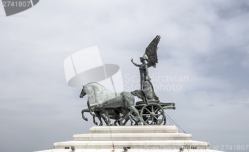 Image of Statue of goddess Victoria in Rome