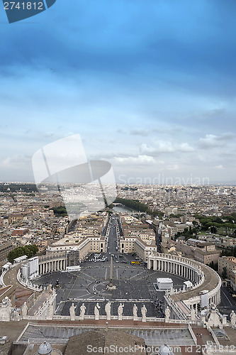 Image of Panorama view of St Peter's Square