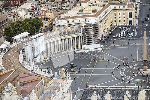 Image of Panorama view of St Peter's Square