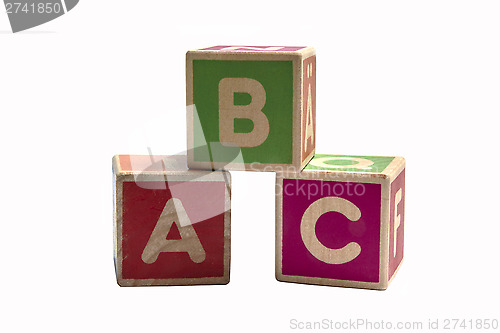 Image of Alphabet blocks ABC