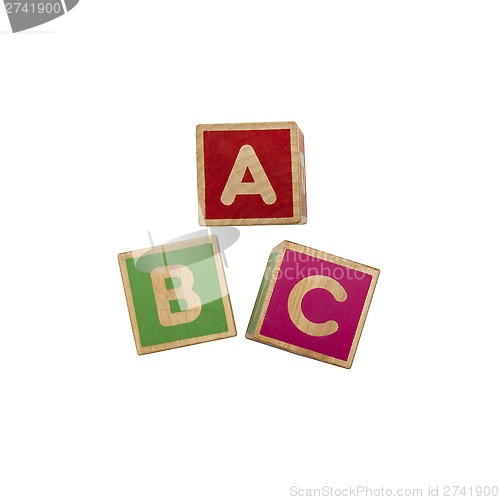 Image of Alphabet blocks ABC