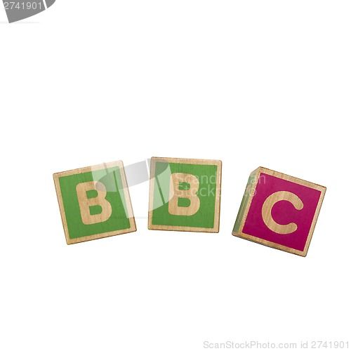 Image of Alphabet blocks BBC