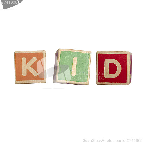 Image of Alphabet blocks KID 