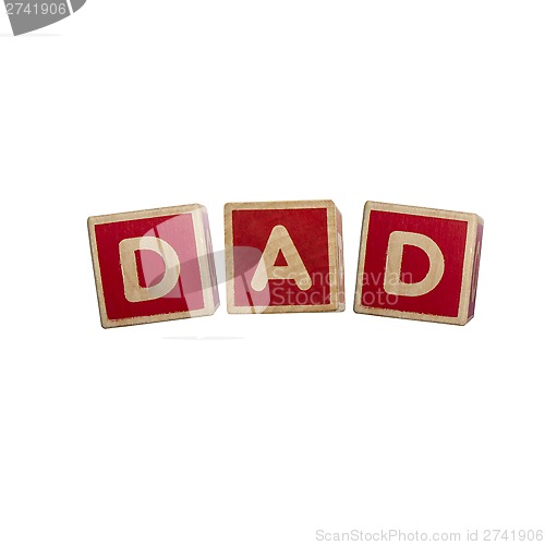 Image of Alphabet blocks DAD