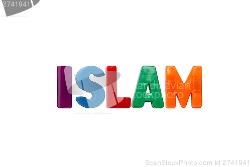 Image of Letter magnets ISLAM