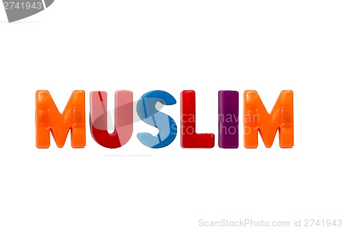 Image of Letter magnets MUSLIM