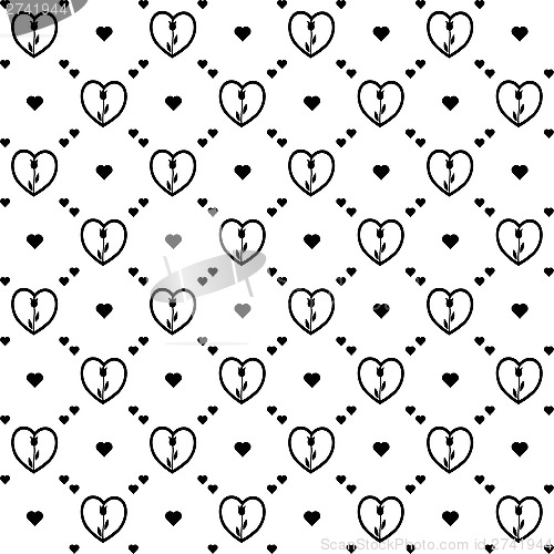 Image of seamless floral pattern