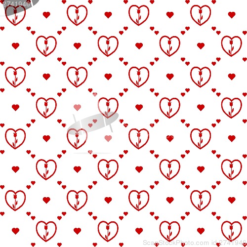 Image of seamless floral pattern