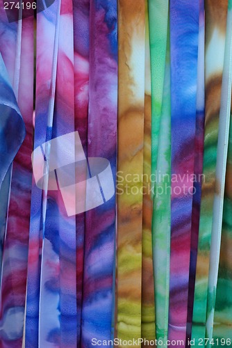 Image of silk scarves