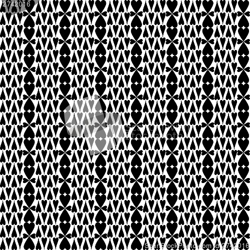 Image of seamless hearts pattern