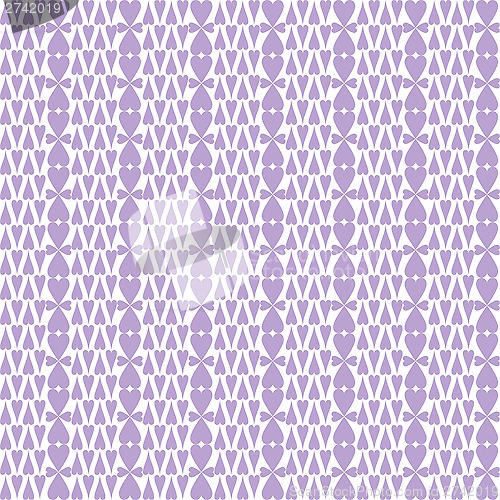 Image of seamless hearts pattern