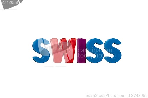 Image of Letter magnets SWISS