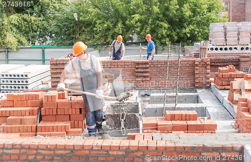 Image of On residental house construction