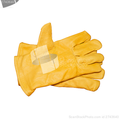 Image of Safety gloves isolated