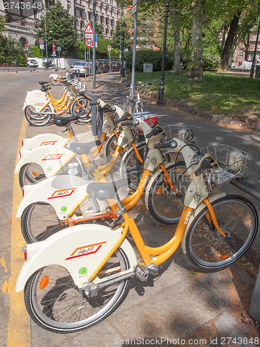 Image of BikeMi cycle hire