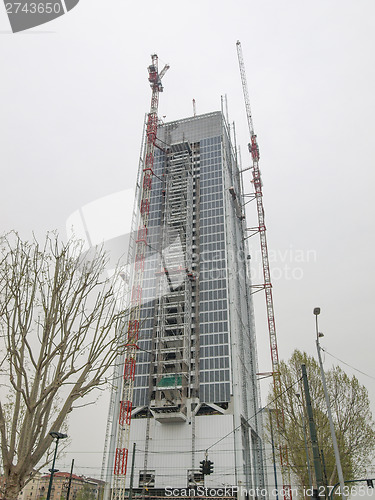 Image of San Paolo skyscraper in Turin