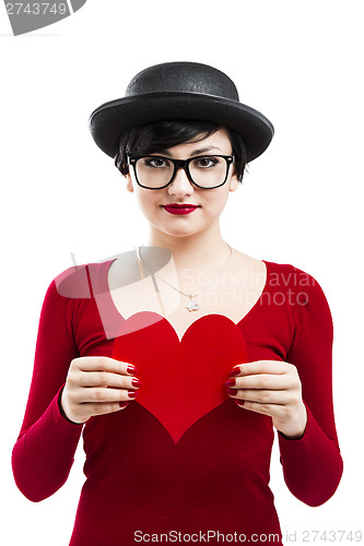 Image of Valentine's girl