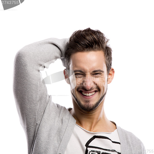 Image of Man laughing