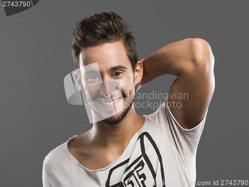 Image of Man laughing