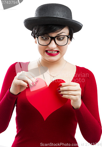 Image of Valentine's girl