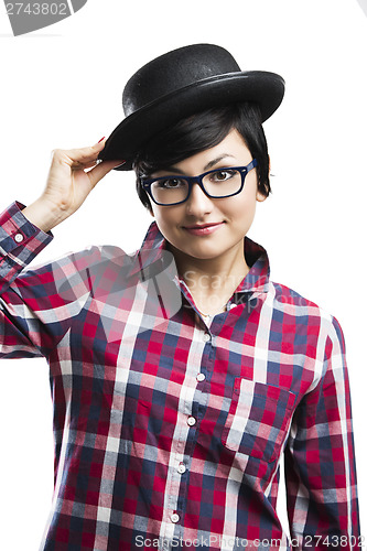 Image of Happy nerd