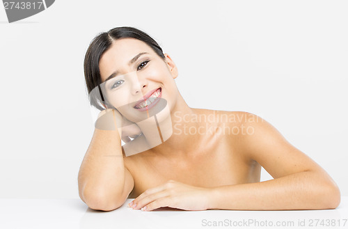 Image of Beautiful Asian woman smiling