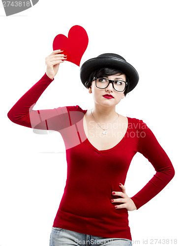 Image of Valentine's girl