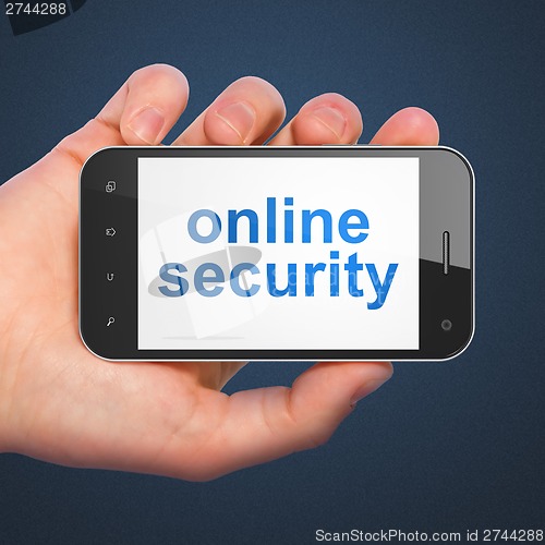 Image of Privacy concept: Online Security on smartphone