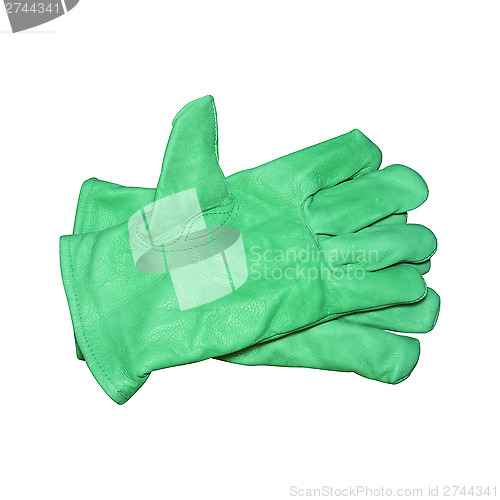 Image of Safety gloves isolated