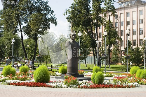 Image of The square of a name of Nemtsov in Tyumen