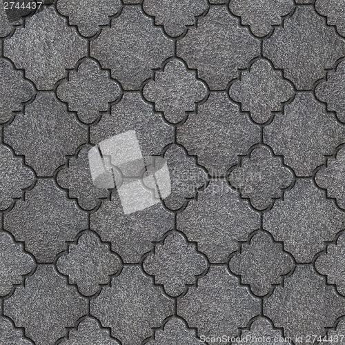 Image of Concrete Paving Slabs. Seamless Tileable Texture.