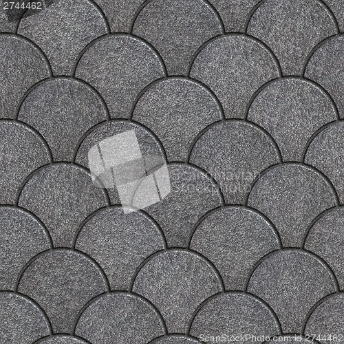 Image of Concrete Pavement as Squama. Seamless Tileable Texture.