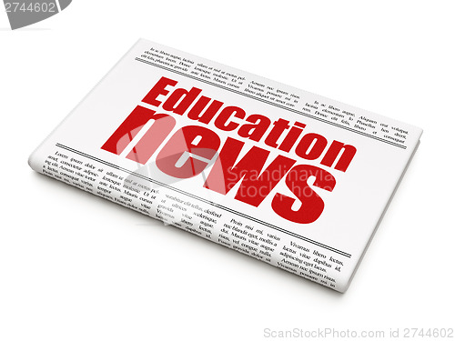 Image of News news concept: newspaper headline Education News