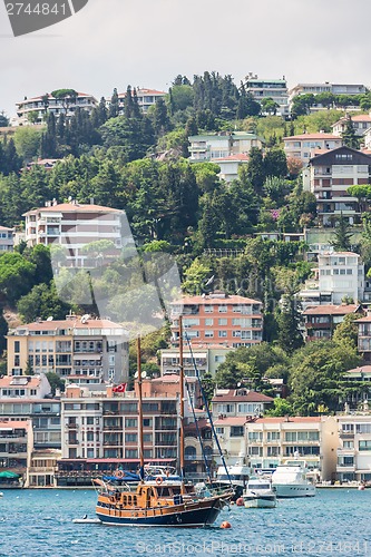 Image of The Bosphorus, also known as the Istanbul Strait, is a strait th