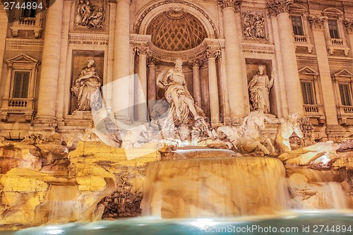 Image of Trevi Fountain - famous landmark in Rome