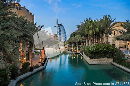 Image of Burj Al Arab is a luxury 5 stars hotel