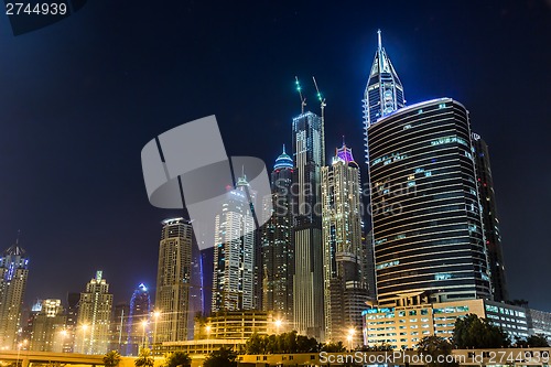 Image of Dubai Marina cityscape, UAE