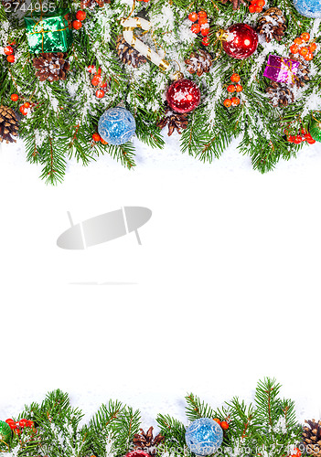 Image of Christmas background. Eve framework