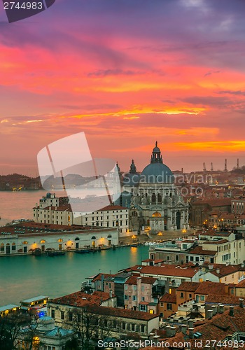 Image of View of Basilica di Santa Maria della Salute,Venice, Italy