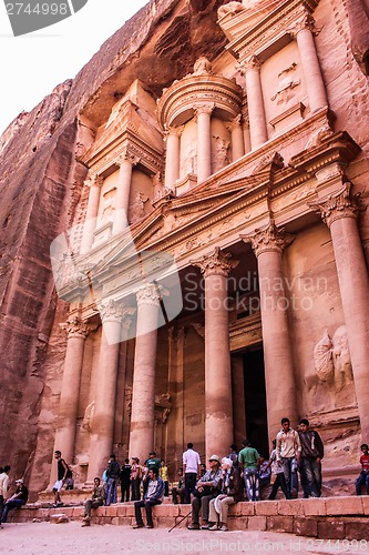 Image of Al Khazneh or The Treasury at Petra, Jordan