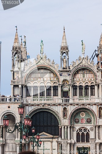 Image of St. Marks Cathedral and square in Venice, Italy