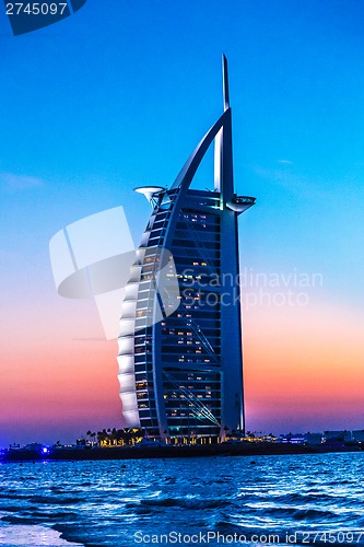 Image of Burj Al Arab is a luxury 5 stars hotel