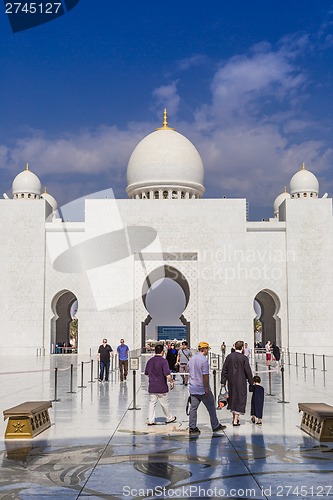 Image of Abu Dhabi Sheikh Zayed White Mosque