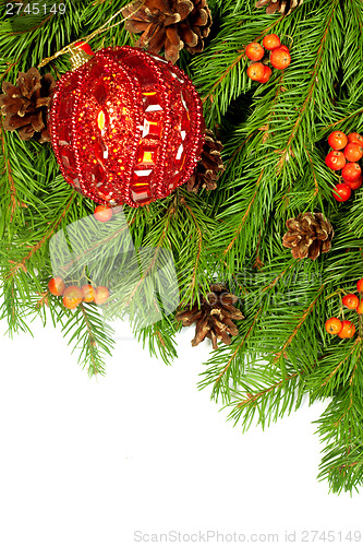 Image of Christmas background. Eve framework