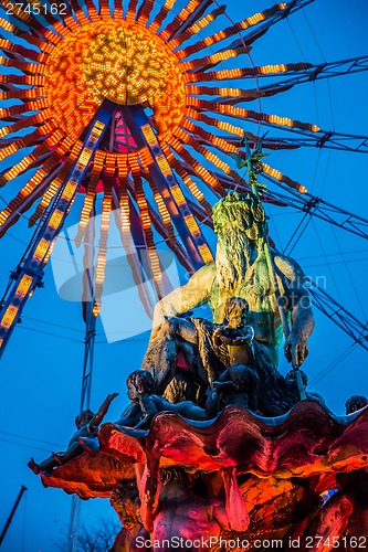 Image of Berlin shines in a festive blaze of lights in the period before 