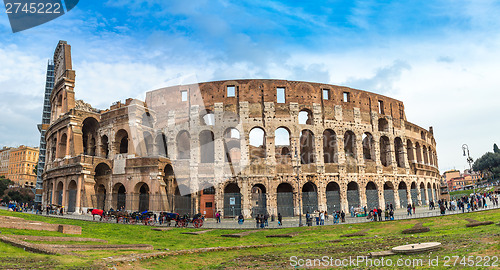 Image of The Iconic, the legendary Coliseum of Rome, Italy