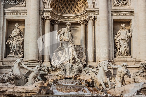 Image of Trevi Fountain - famous landmark in Rome